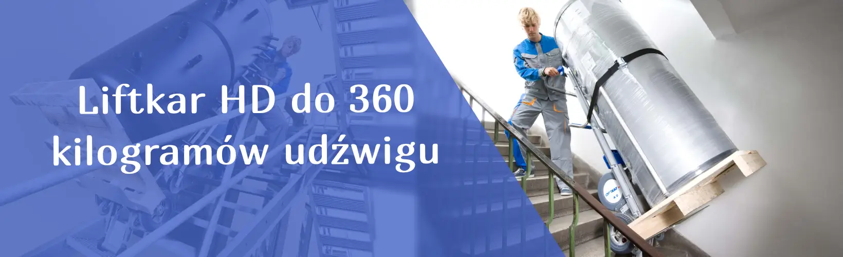 schodołazy towarowe z udźwigiem do 360 kilogramów sano liftkar HD