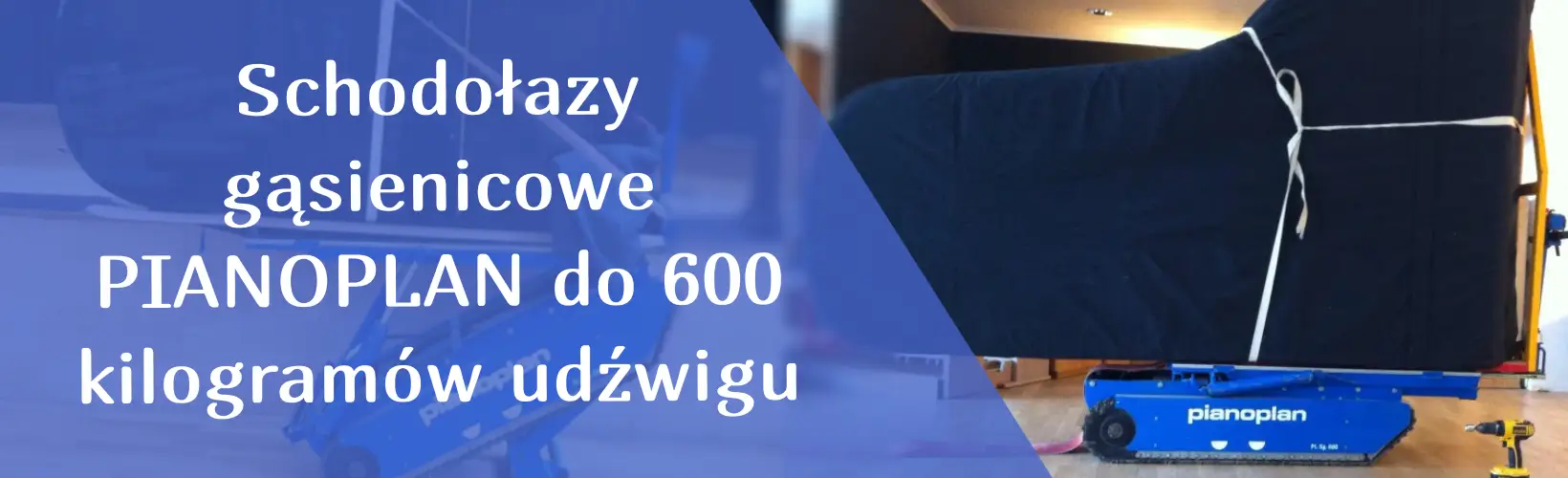 schodołazy gąsienicowe do 600 kg udźwigu PIANOPLAN BANER