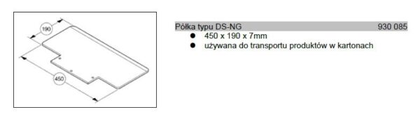 Półka DS-NG do wózka MODULKAR